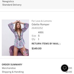 NWT For Love & Lemons romper-play suit!